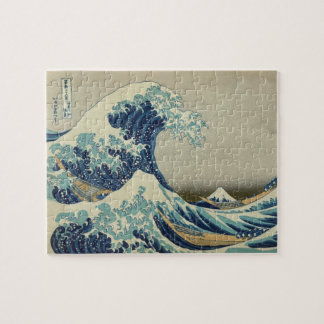 Puzzle Hokusai : Grande vague outre de Kanagawa