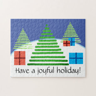 Puzzle - Holiday Trees and Presents