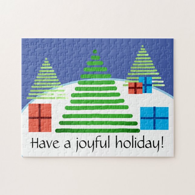 Puzzle - Holiday Trees and Presents (Horizontal)