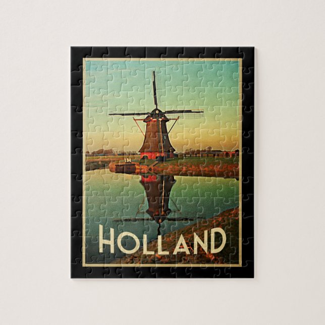 Puzzle Holland Windmill (Vertical)