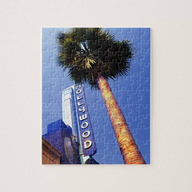 Puzzle Hollywood Boulevard, Los Angeles (Vertical)