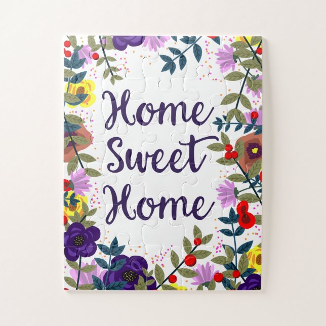 Puzzle Home Sweet Home Floral Reef (Vertical)