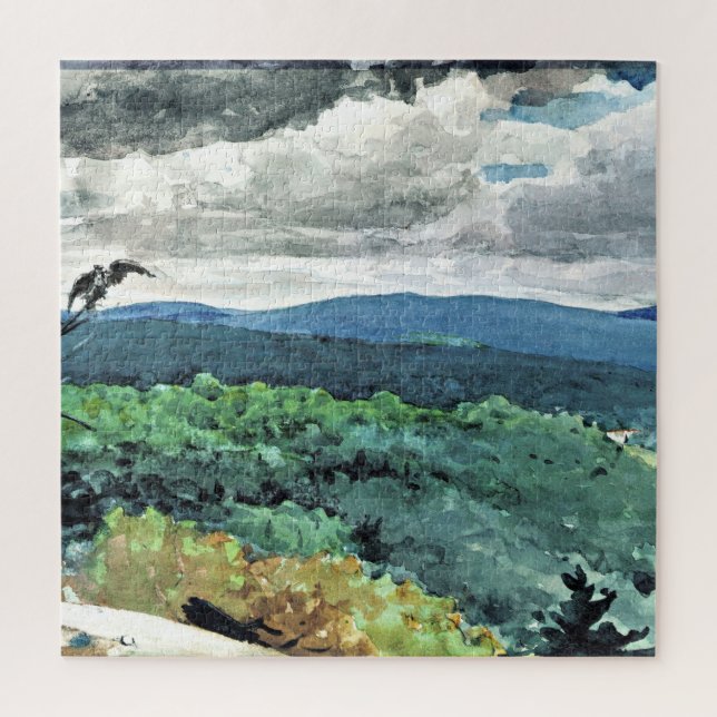 Puzzle Homer - Paysage de Hilly (Vertical)