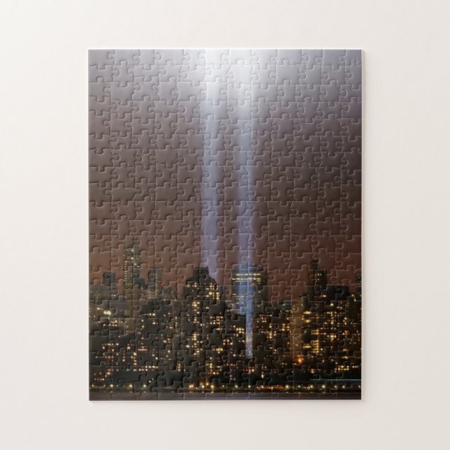 Puzzle Hommage de World Trade Center dans la lumière à (Vertical)
