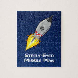 Puzzle Homme aux missiles à oeil serré