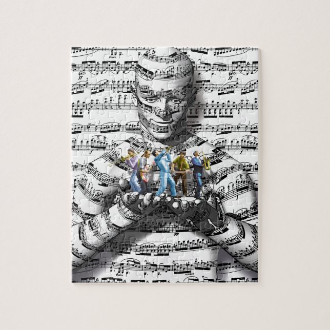 Puzzle Homme de musique (Vertical)