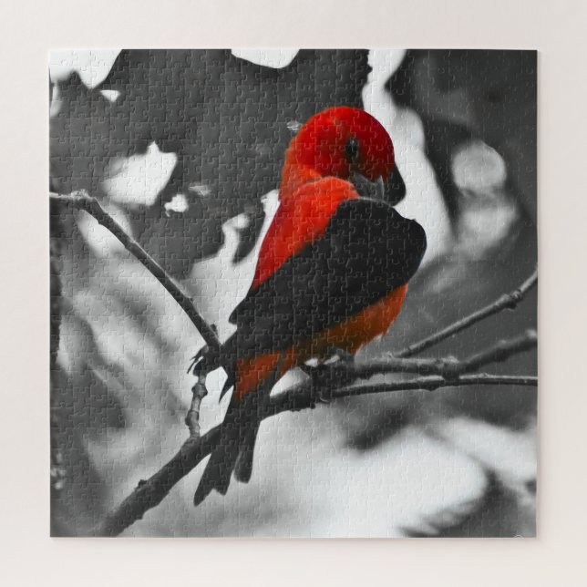 Puzzle Homme Scarlet Tanager (Vertical)