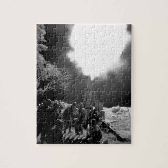 Puzzle Hommes d'artillerie de vétéran de l'image de "C" (Vertical)