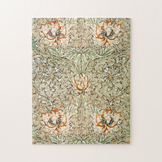 Puzzle Honeysuckle, William Morris (Vertical)