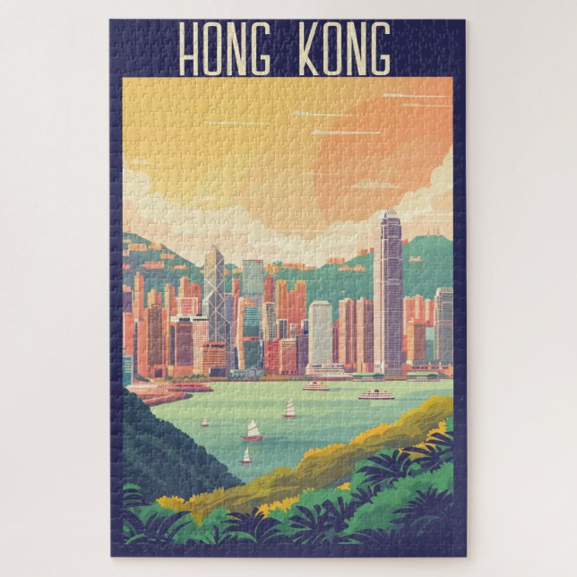 Puzzle Hong Kong (Vertical)