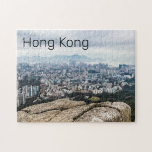 Puzzle Hong Kong Lion Rock Hill Skyline Panorama Souvenir