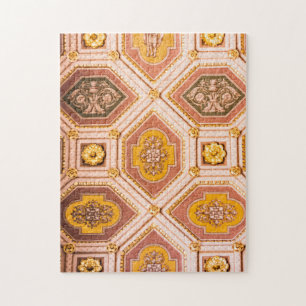 Puzzle Hongrois rose jaune - photo au plafond Abstrait