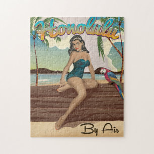 Puzzle Honolulu - Vacances vintages