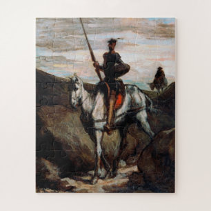Puzzle Honore Daumier - Don Quichotte Dans Les Montagnes