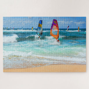 Puzzle Ho'okipa Windsurfers, Côte Nord, Maui 1014 pc