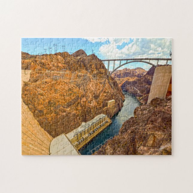 Puzzle Hoover Dam Nevada. (Horizontal)