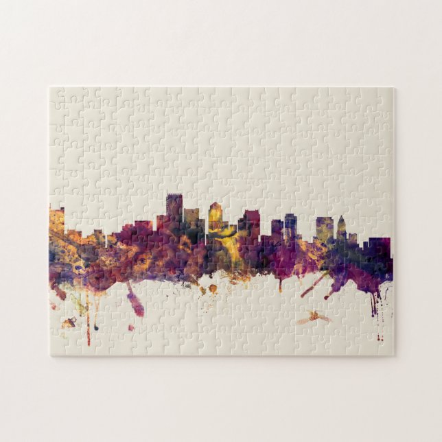 Puzzle Horizon de Boston le Massachusetts (Horizontal)