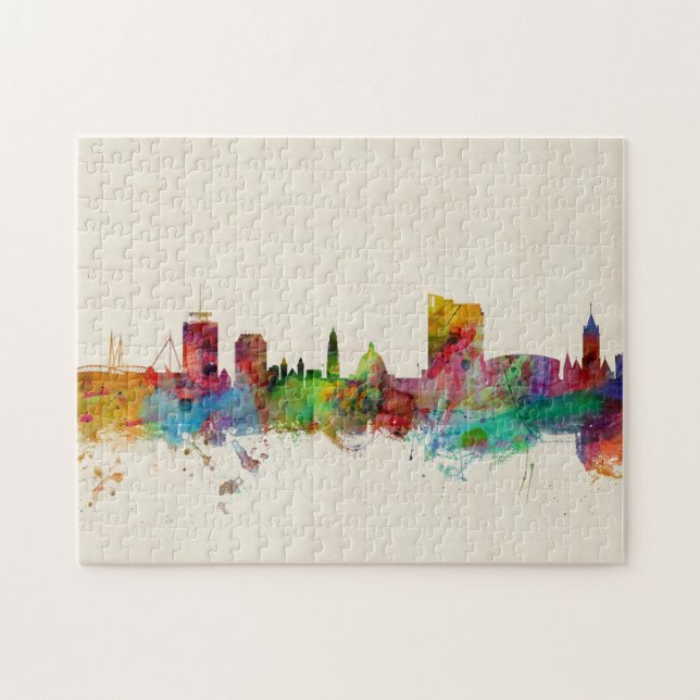 Puzzle Horizon de Cardiff Pays de Galles (Horizontal)