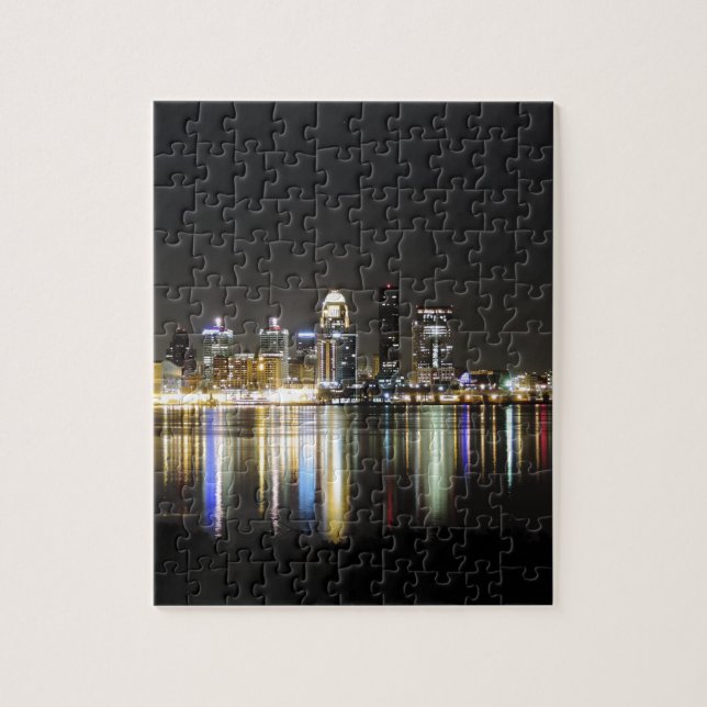 Puzzle Horizon de Louisville la nuit (Vertical)