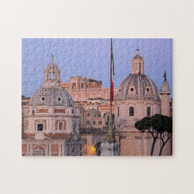 Puzzle Horizon de Rome au coucher du soleil (Horizontal)