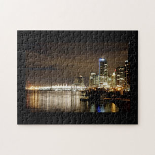 Puzzle Horizon de Vancouver la nuit