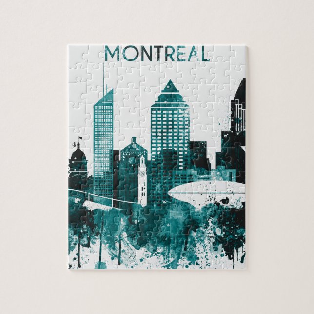 Puzzle Horizon de ville de Montréal (Vertical)