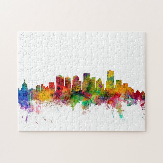 Puzzle Horizon d'Edmonton Canada (Horizontal)