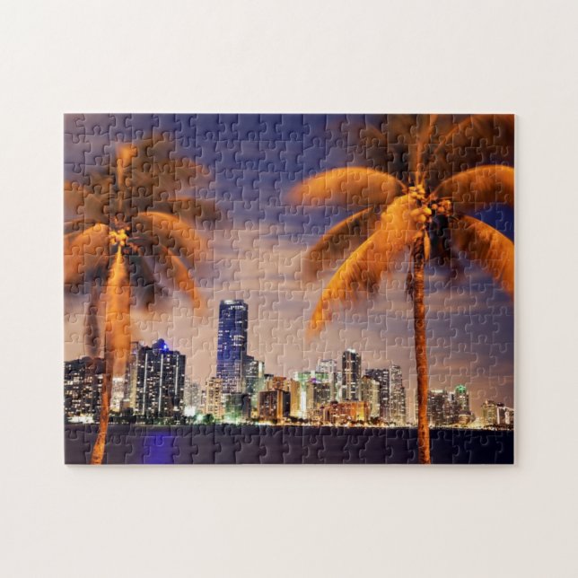 Puzzle Horizon des Etats-Unis, la Floride, Miami au (Horizontal)