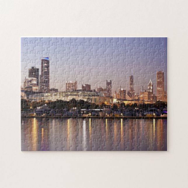 Puzzle Horizon des Etats-Unis, l'Illinois, Chicago au (Horizontal)