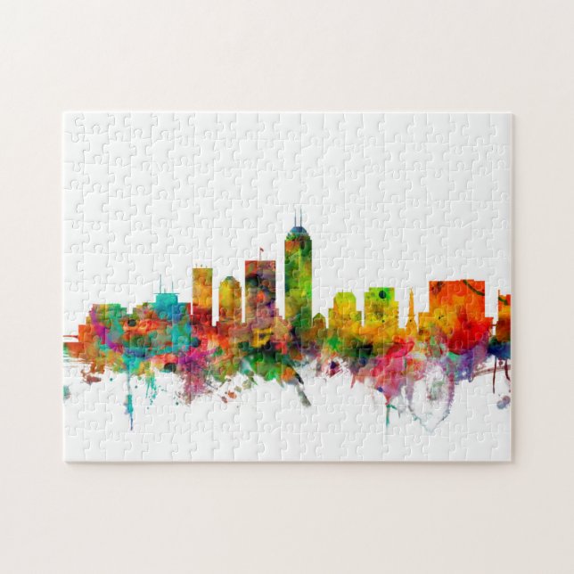 Puzzle Horizon d'Indianapolis Indiana (Horizontal)