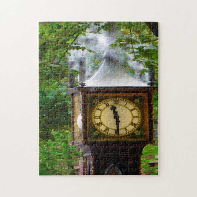 Puzzle Horloge à vapeur Vancouver. (Vertical)