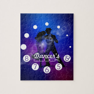 Puzzle Horloge de danseur avec des nombres pour danseurs