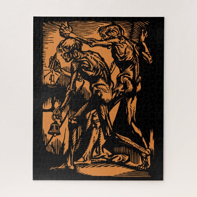 Puzzle Horreurs sans fin des mineurs morts pour Halloween (Vertical)