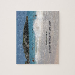 Puzzle Horseshoe Bay, la célèbre plage de sable rose des