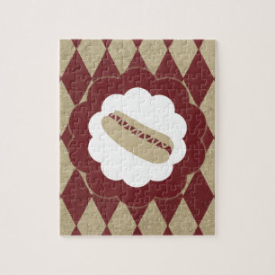 Puzzle hot dog diamonds