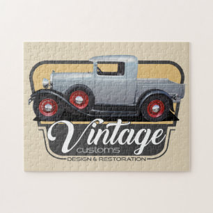 Puzzle Hot rod fait sur commande vintage