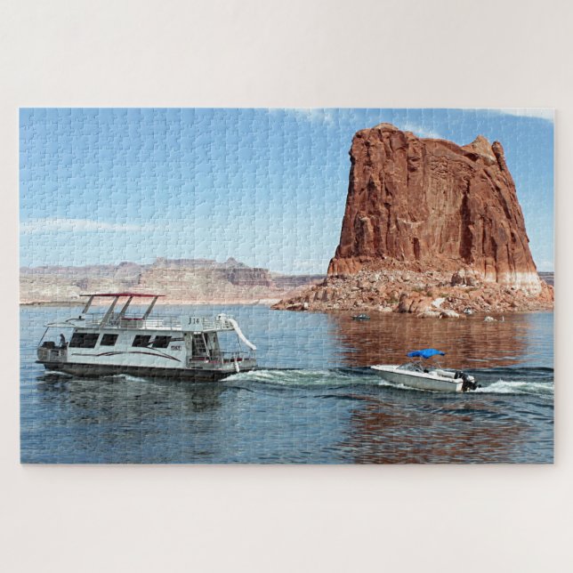 Puzzle Houseboat, Lac Powell, Arizona (Horizontal)