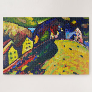 Puzzle Houses at Murnau, Wassily Kandinsky
