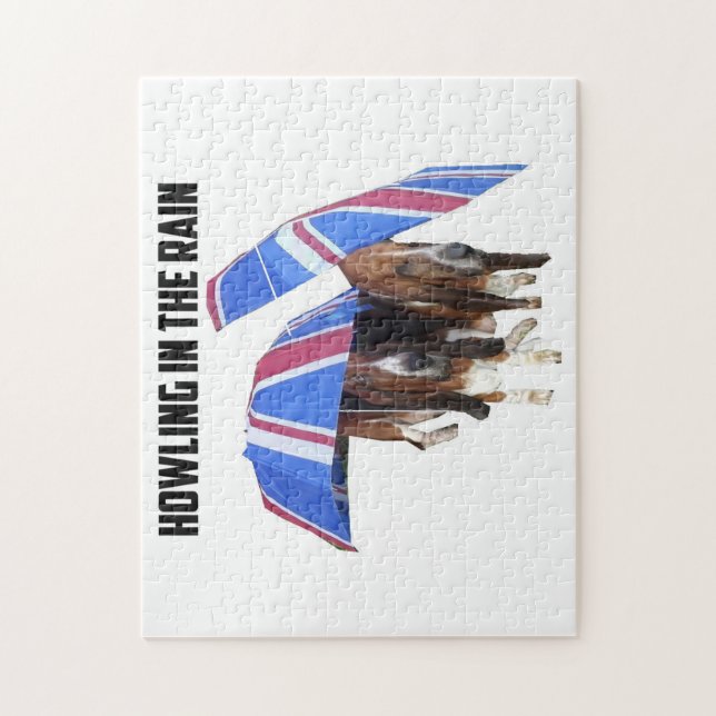 Puzzle Howling In The Rain (Vertical)