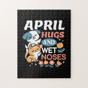Puzzle Hugs, Nez Humide et Vibes de Printemps - Animaux d