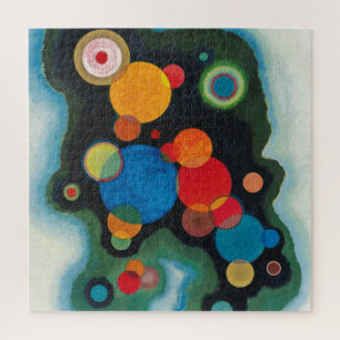 Puzzle Huile Abstraite de Kandinsky Deepened Impulse sur 