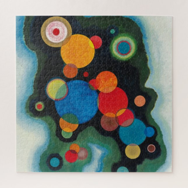 Puzzle Huile Abstraite de Kandinsky Deepened Impulse sur  (Vertical)