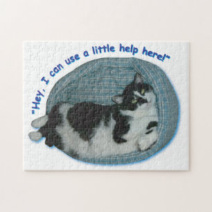 Puzzle Humour de chat Tuxedo