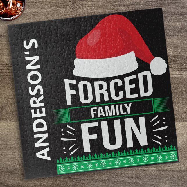 Puzzle Humour de Noël de fête de famille forcée (Créateur téléchargé)