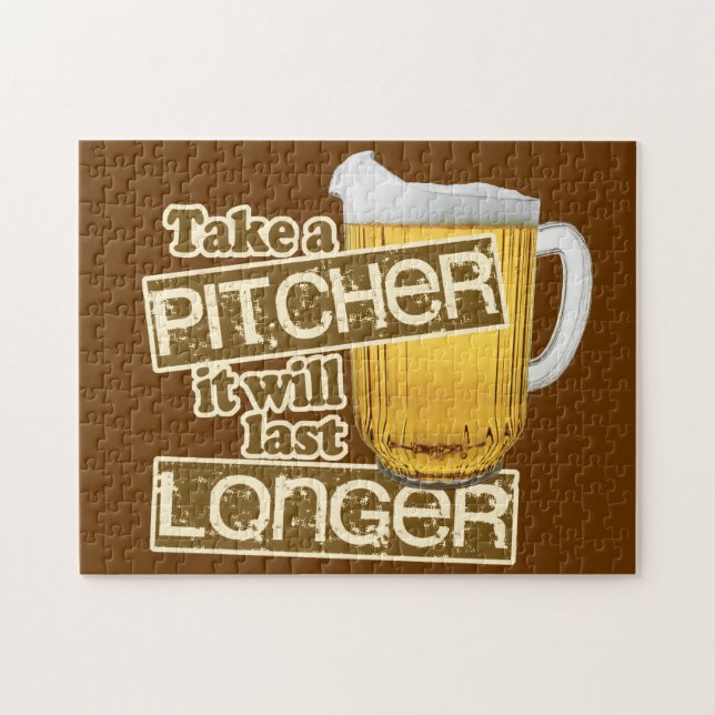 Puzzle Humour potable de bière drôle (Horizontal)