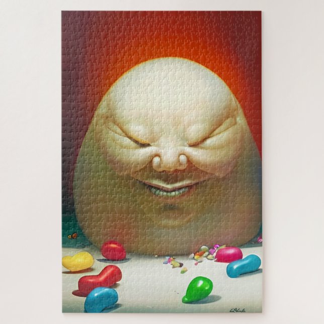 Puzzle Humpty Dumpty Had a Great Jelly Bean Collection (Vertical)