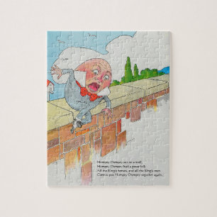 Puzzle Humpty Dumpty sur le mur mère oie rime