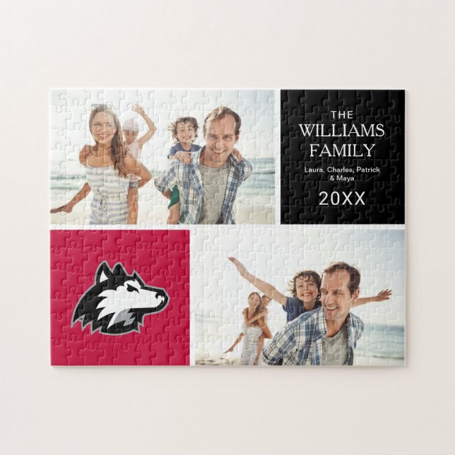 Puzzle Huskies du nord de l'Illinois (Horizontal)