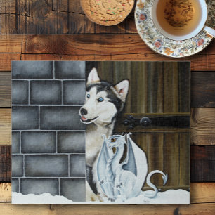 Puzzle Husky Chig White Dragon Adventure