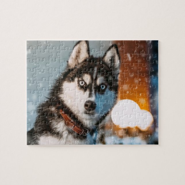 Puzzle Husky de Sibérie (Horizontal)